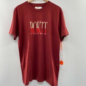 Rokit Men's Certified Short Sleeve T-Shirt Jersey Cotton Tee sz L Made in USA